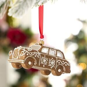 NEW Neiman Marcus Gingerbread Car Christmas Tree Ornament